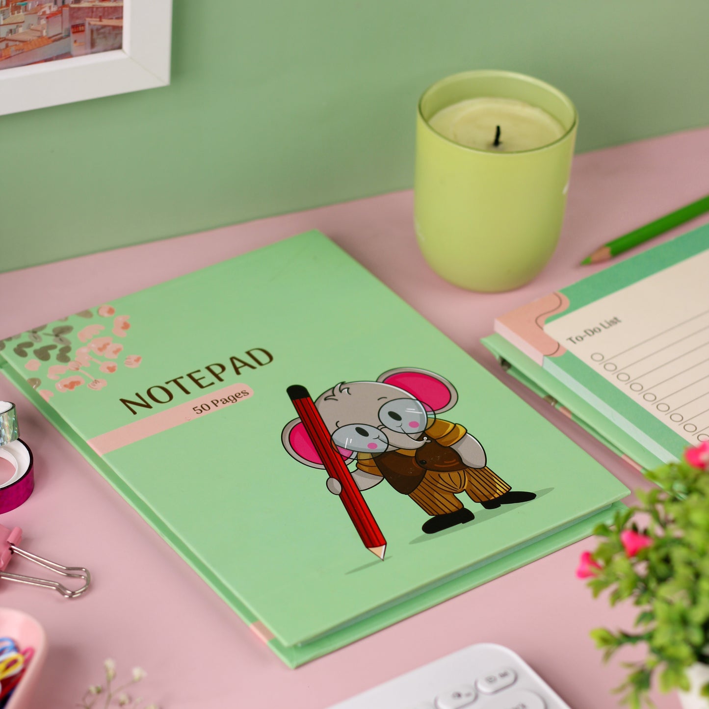 Busy Elephant Notepad