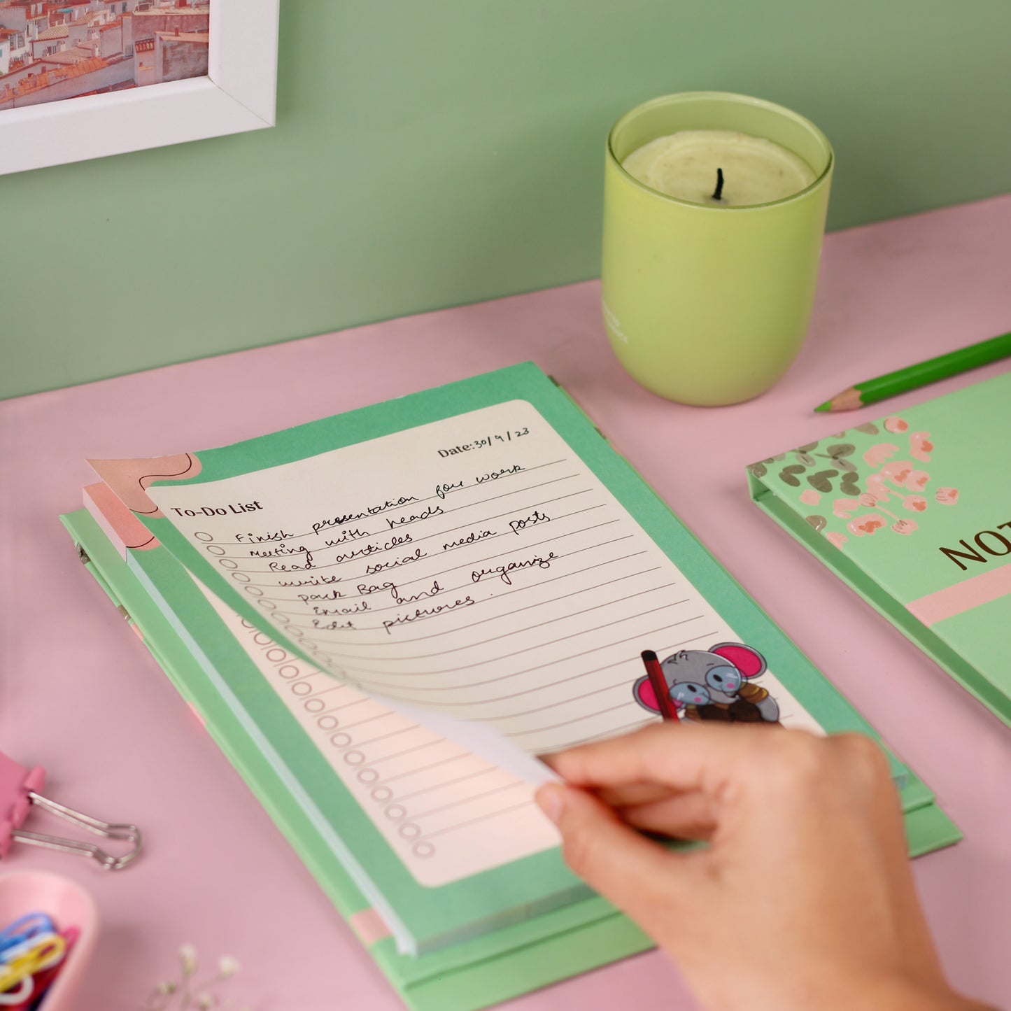 Busy Elephant Notepad