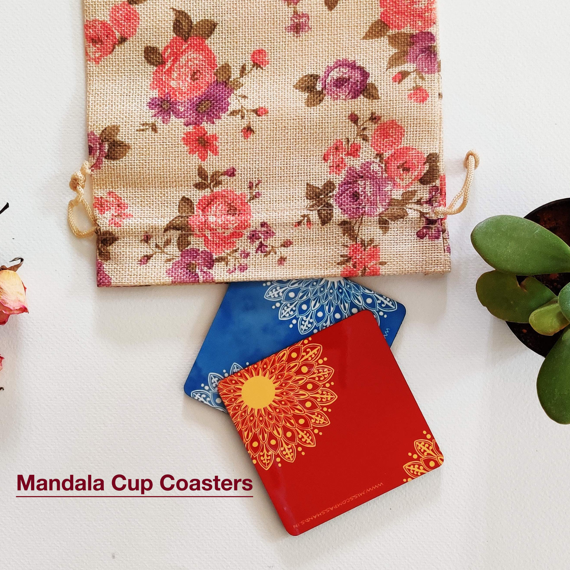 Luxurious Mandala Coasters (Set of 4) - Miss Compass Hands